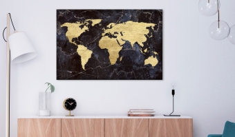 Mapa świata na ścianę - dekoracja pełna zalet.