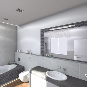 Aranżacja łazienki - geometria i minimalizm