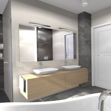 Luksusowa łazienka - propozycja projektu i aranżacji