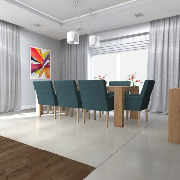 Projekt i aranżacja otwartej jadalni - Bydgoszcz